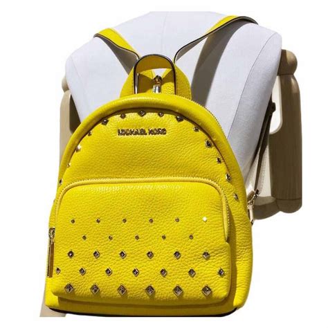 michael kors erin sm conv backpack|Michael Kors Erin SMALL Convertible Backpack Citrus Studded .